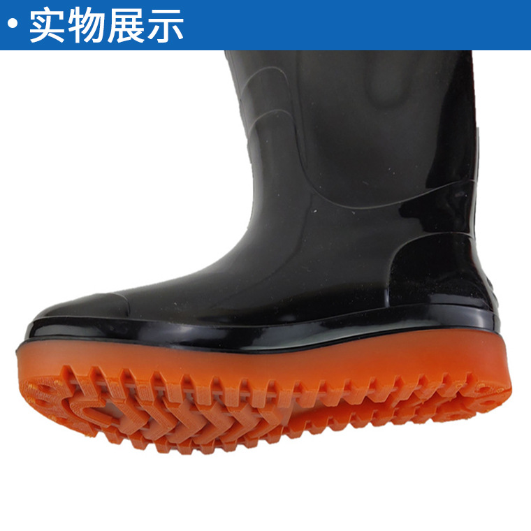 03969#风顺505高筒37cm平底雨靴食品靴_29.jp