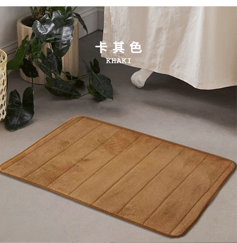 地垫,地毯,珊瑚绒地垫,亲水珊瑚绒垫,浴室门垫,亲水脚垫