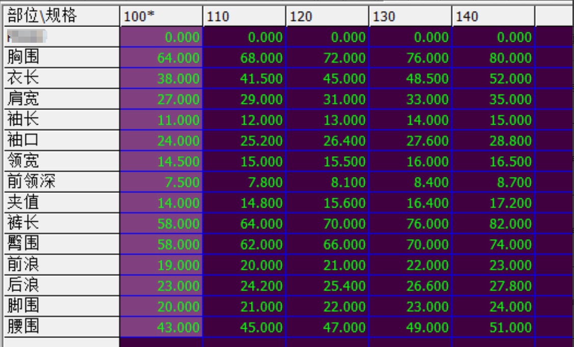 女童短袖打底长裤套装尺寸