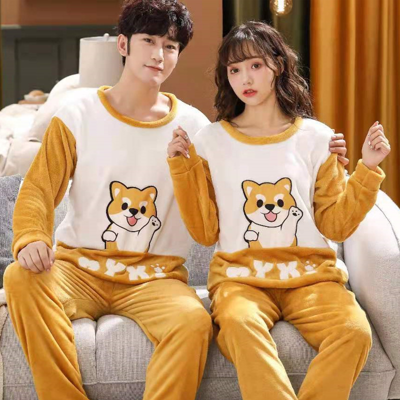 7招财小黄狗情侣绒