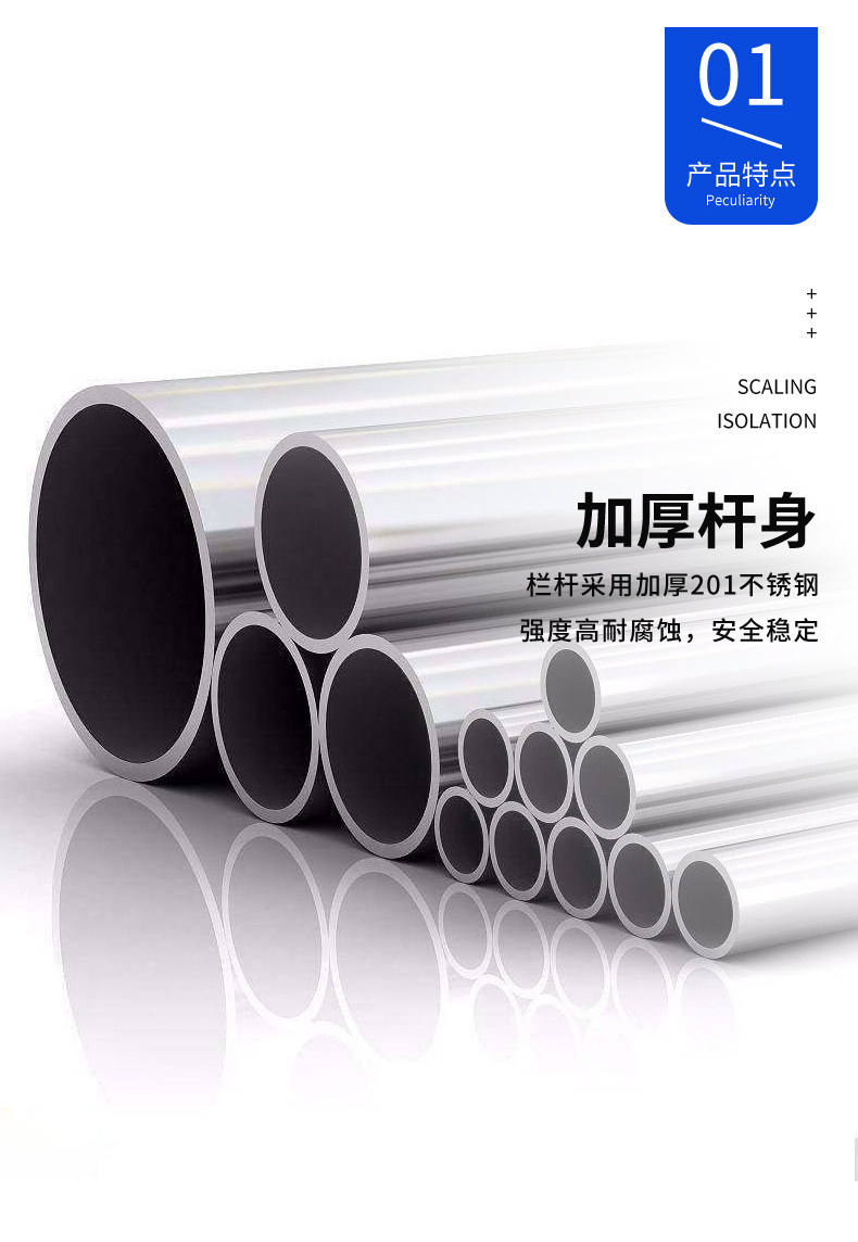 一米线栏杆隔离带伸缩详情图04