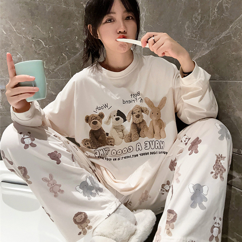 乳白4只布偶米花裤双长