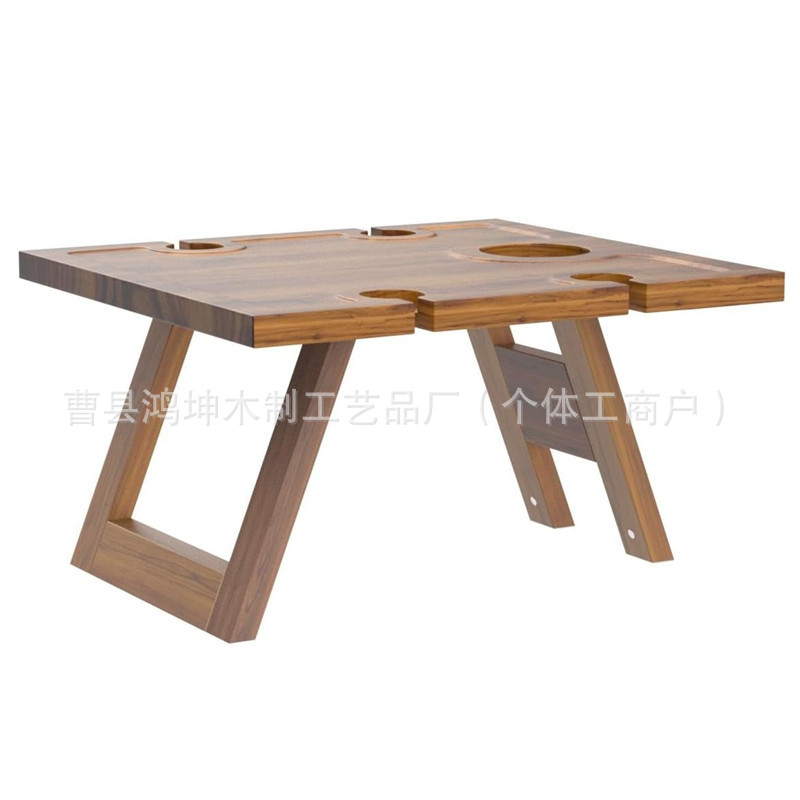 Outdoor Wine Table 户外沙滩插地酒桌酒架郊