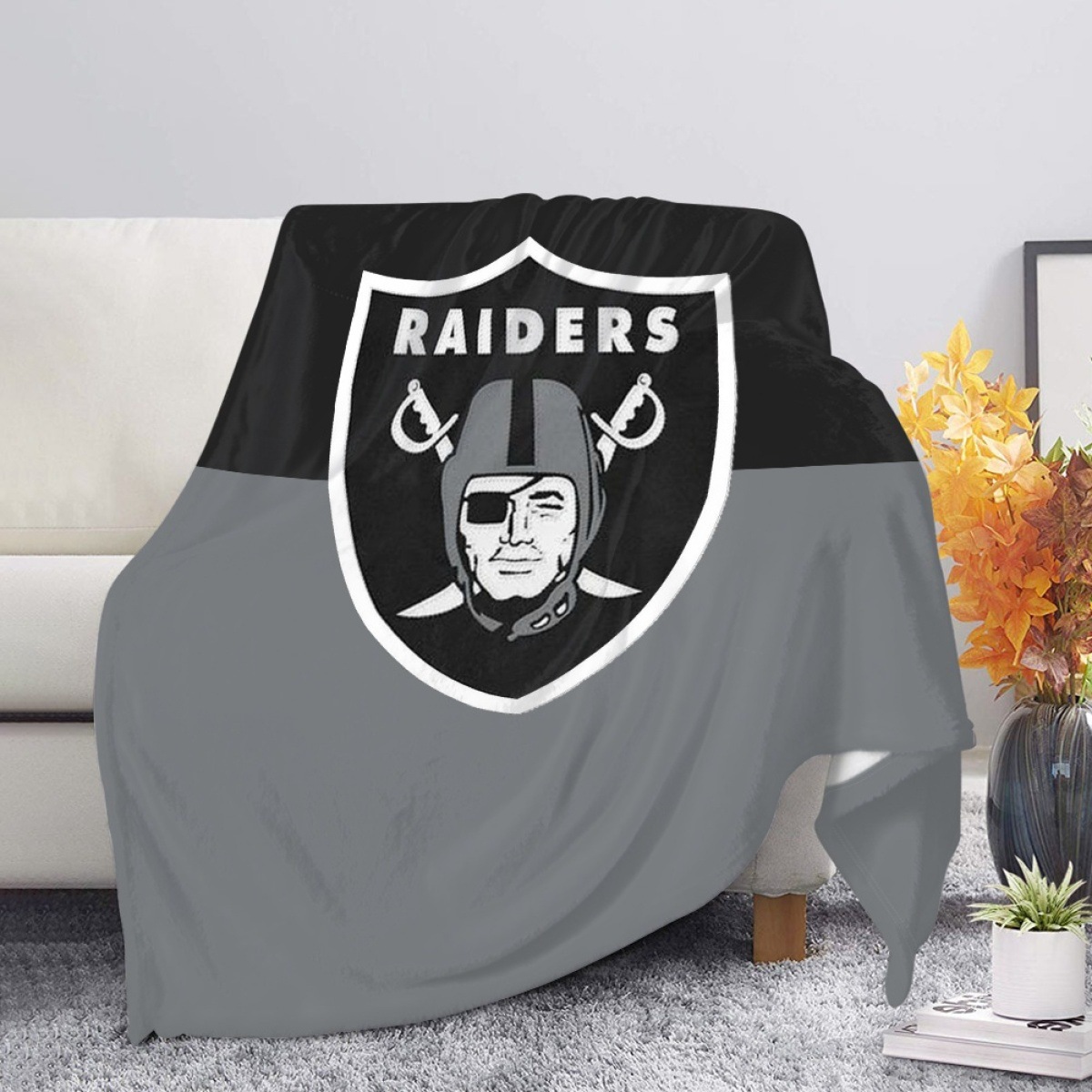 外贸欧美毛毯法兰绒毯子法莱绒毯NFL橄榄球来图印花批发代发