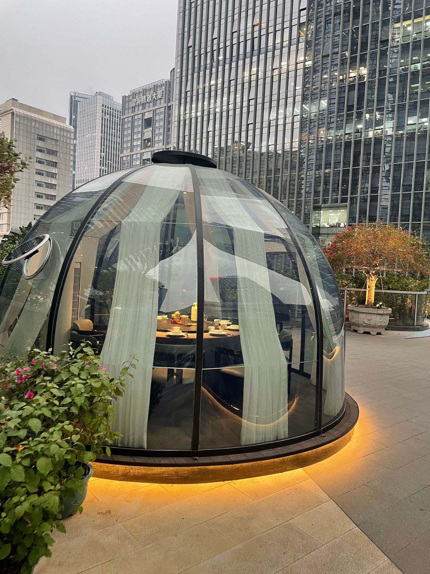 新品椭圆形隔热的星空房
