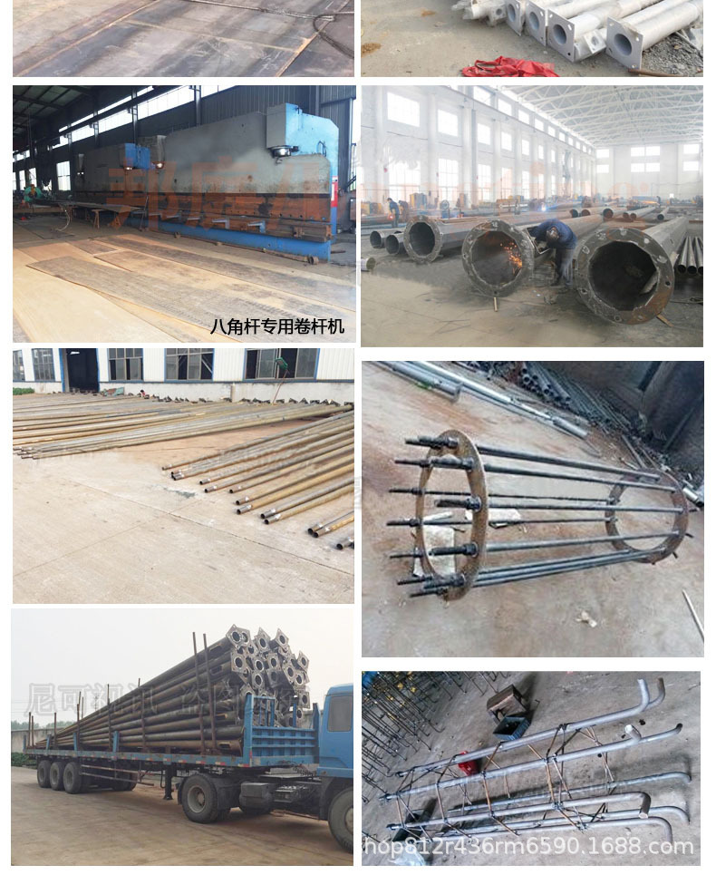 工厂推荐道路安全设施交通信号灯杆市政工程户外红绿灯八角杆批发