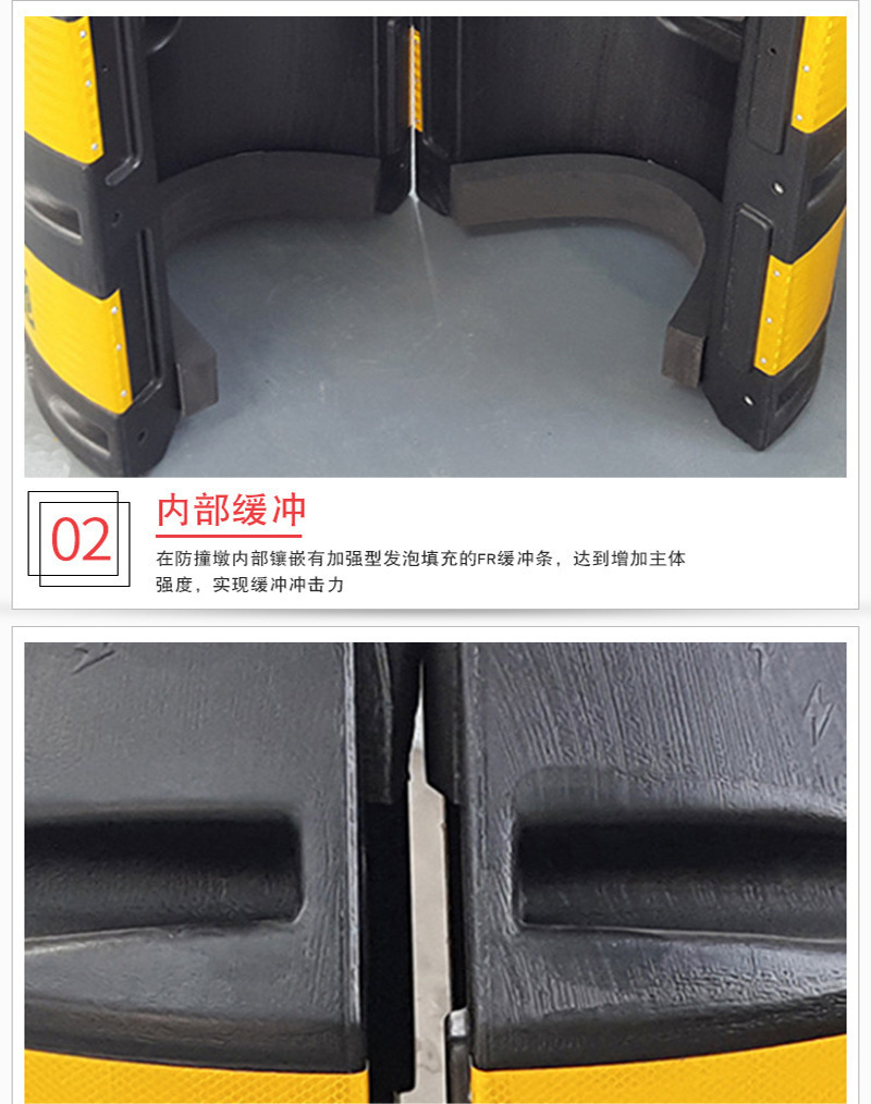 交通电线杆路灯防撞桶详情图05