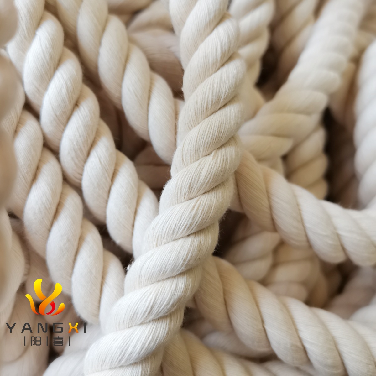 三股棉绳本白2