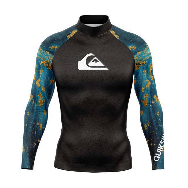 New-Mens-Rash-Guard-Long-Sleev