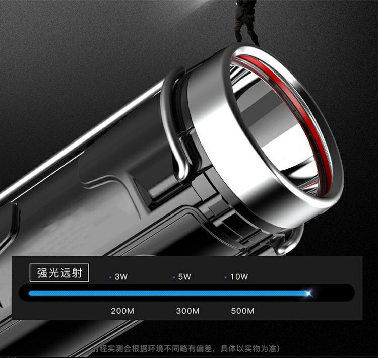 手电筒超亮可充电