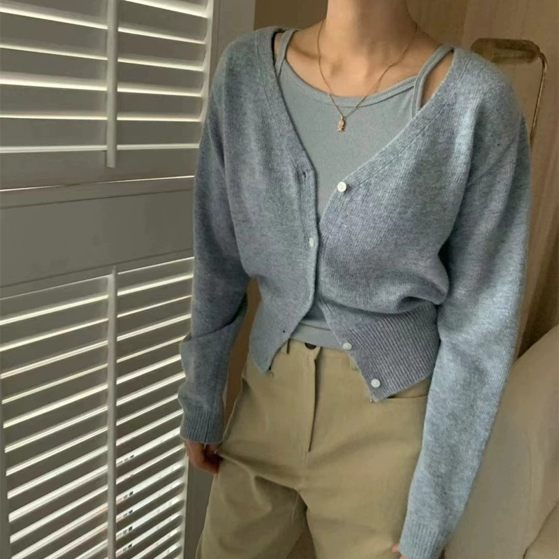 2024早秋新款V领长袖详情图09