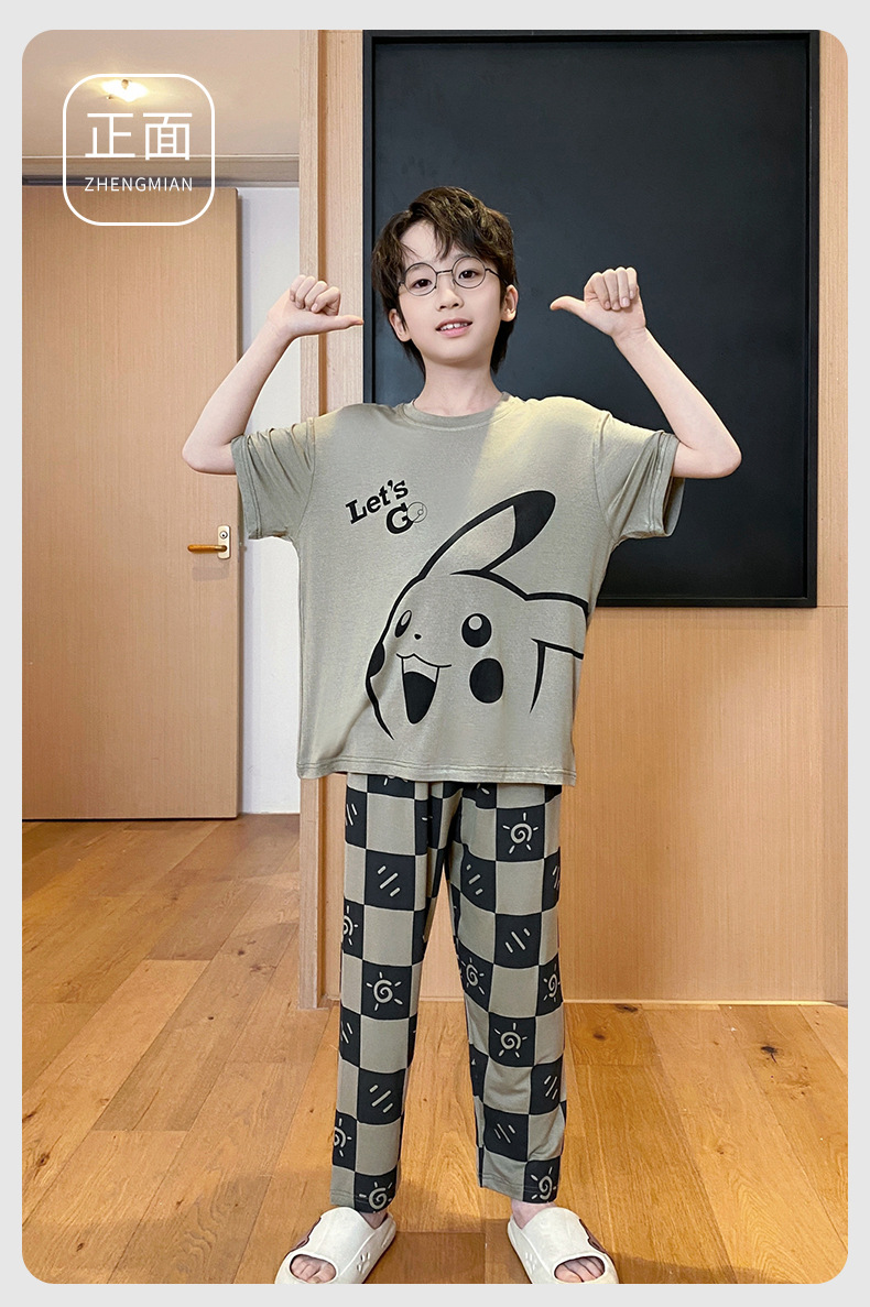 复制_男童睡衣儿童夏款莫代尔薄款短袖三件套皮卡.jpeg