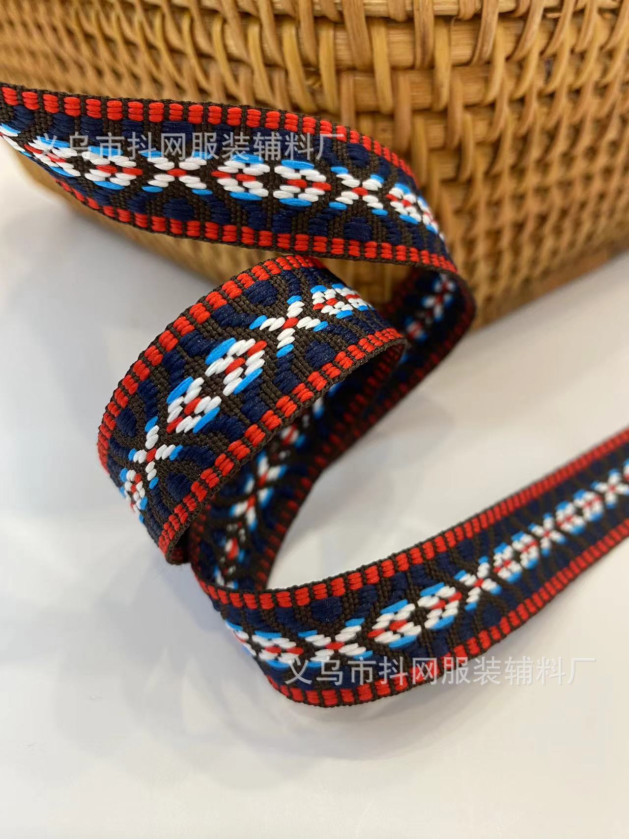 多款民族风提花刺绣织带