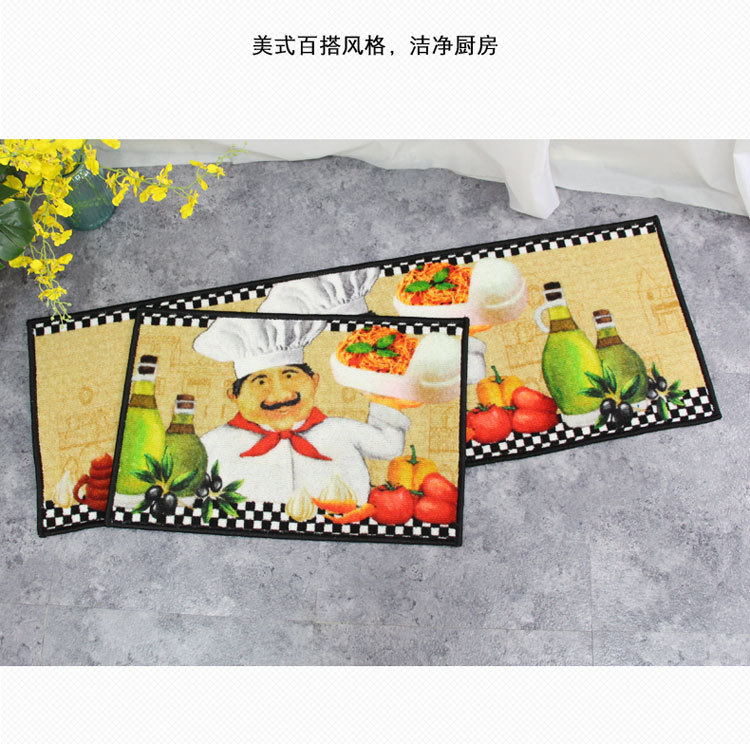 厨房地毯卡通厨师厨房垫防滑吸水可机洗_08.jpg