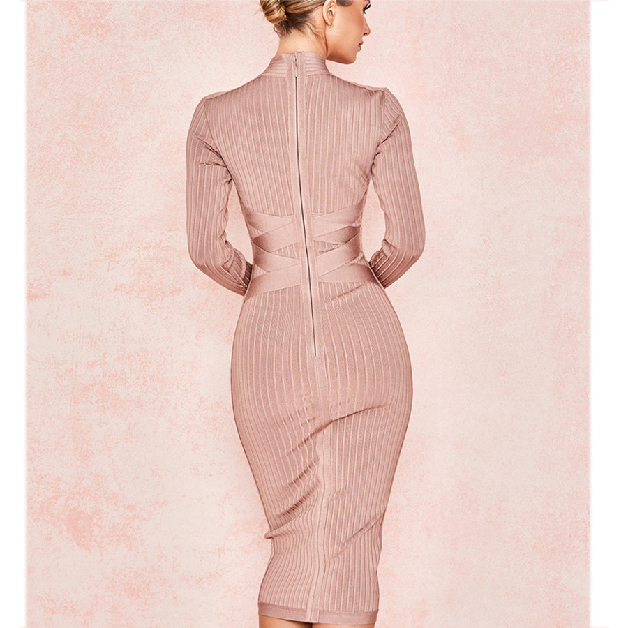 女绷带裙连衣裙短裙 04