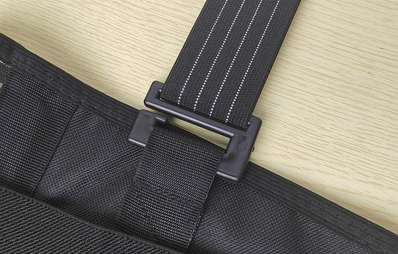 Logo 透气弹力可拆卸肩带加压腰部支撑带举重搬运重物工作护腰带