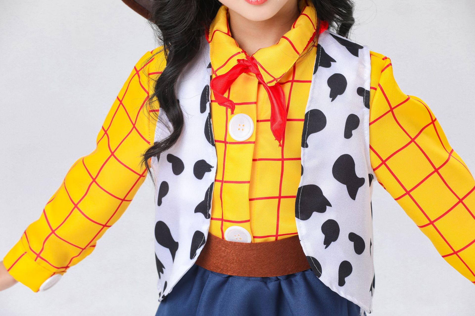 2008童装牛仔帽 围巾 衬衣 马甲 裙子 腰带 (4)