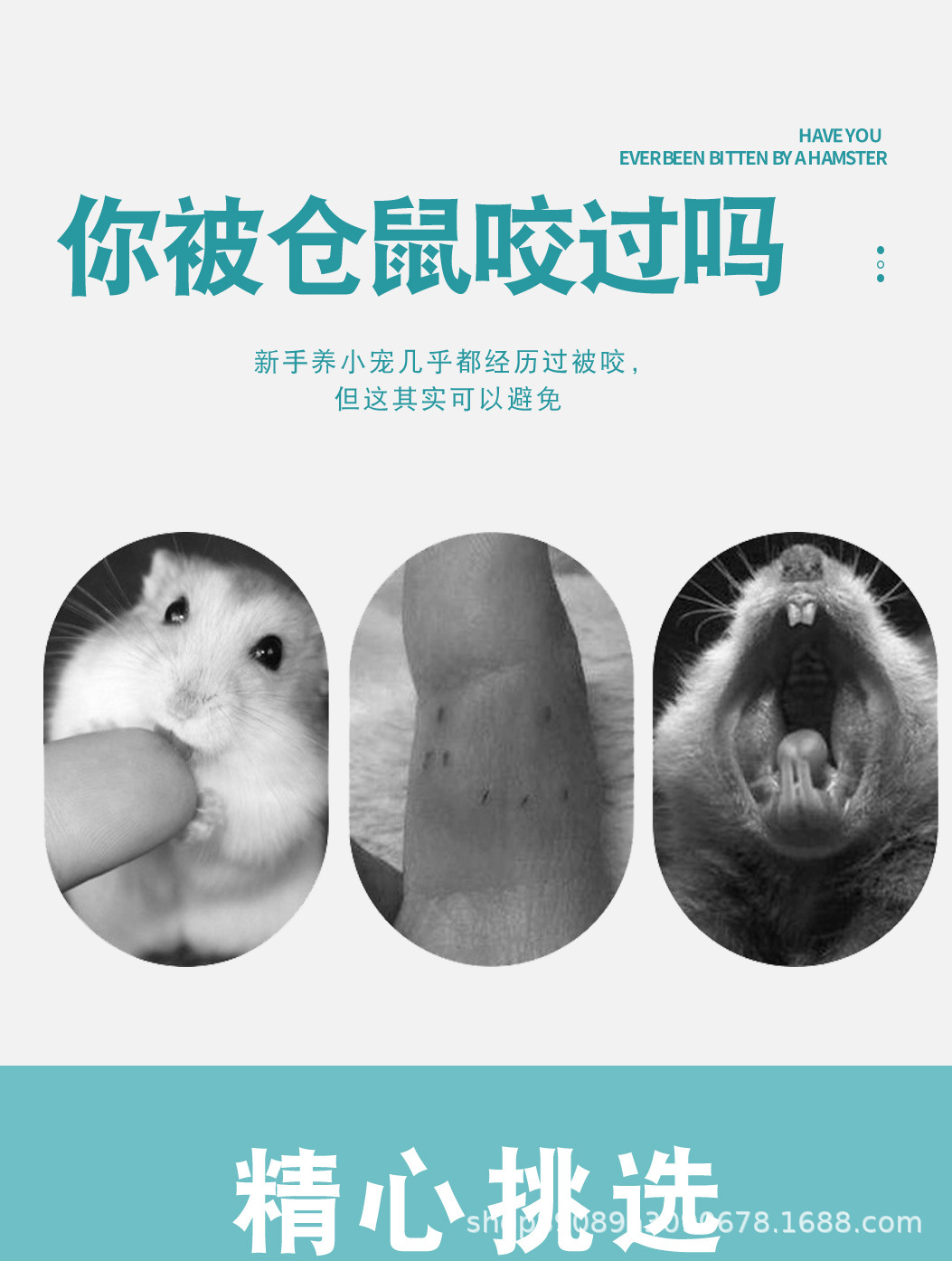 防咬手套仓鼠用品儿童小宠物洗澡防抓伤实验室防咬