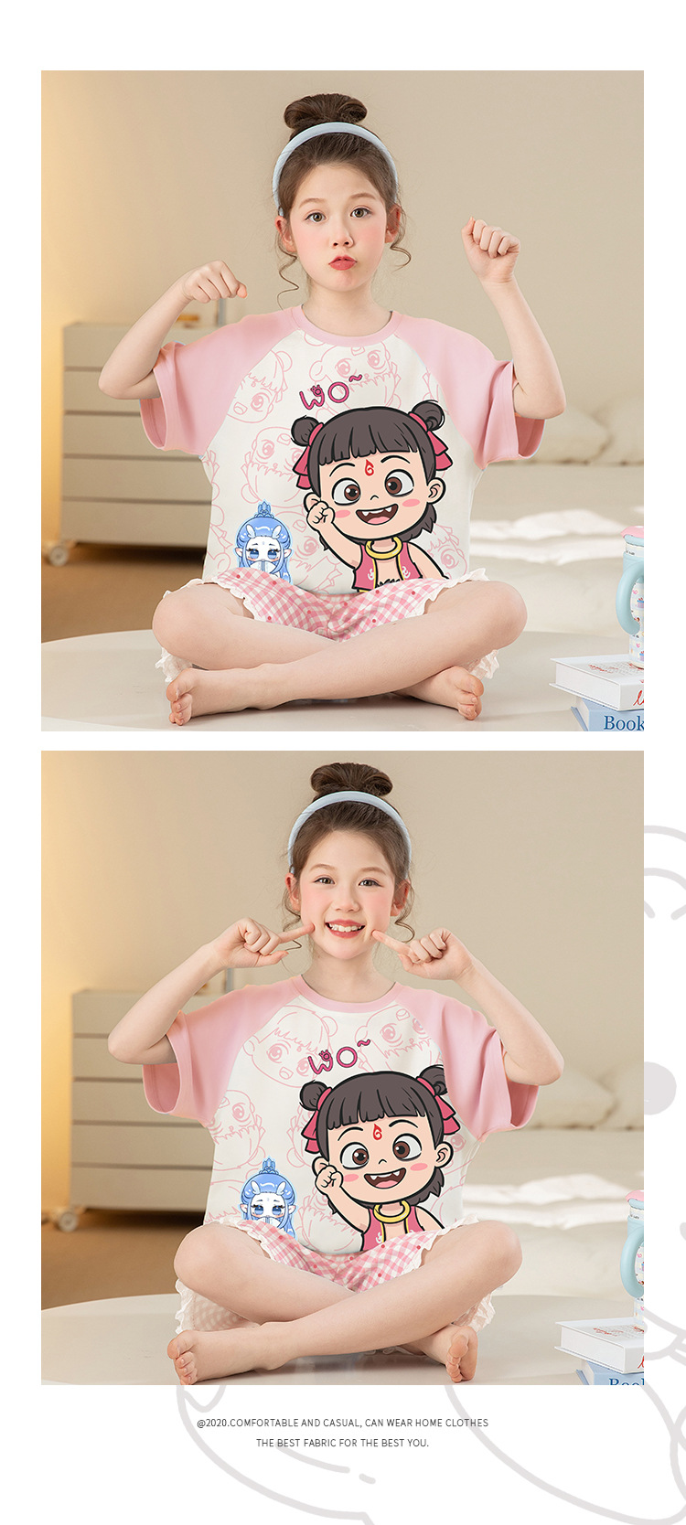 复制_儿童睡衣女童夏季纯棉薄款双短套装小女孩中.jpeg