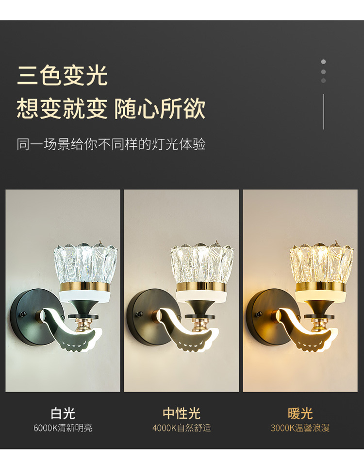 水晶壁灯