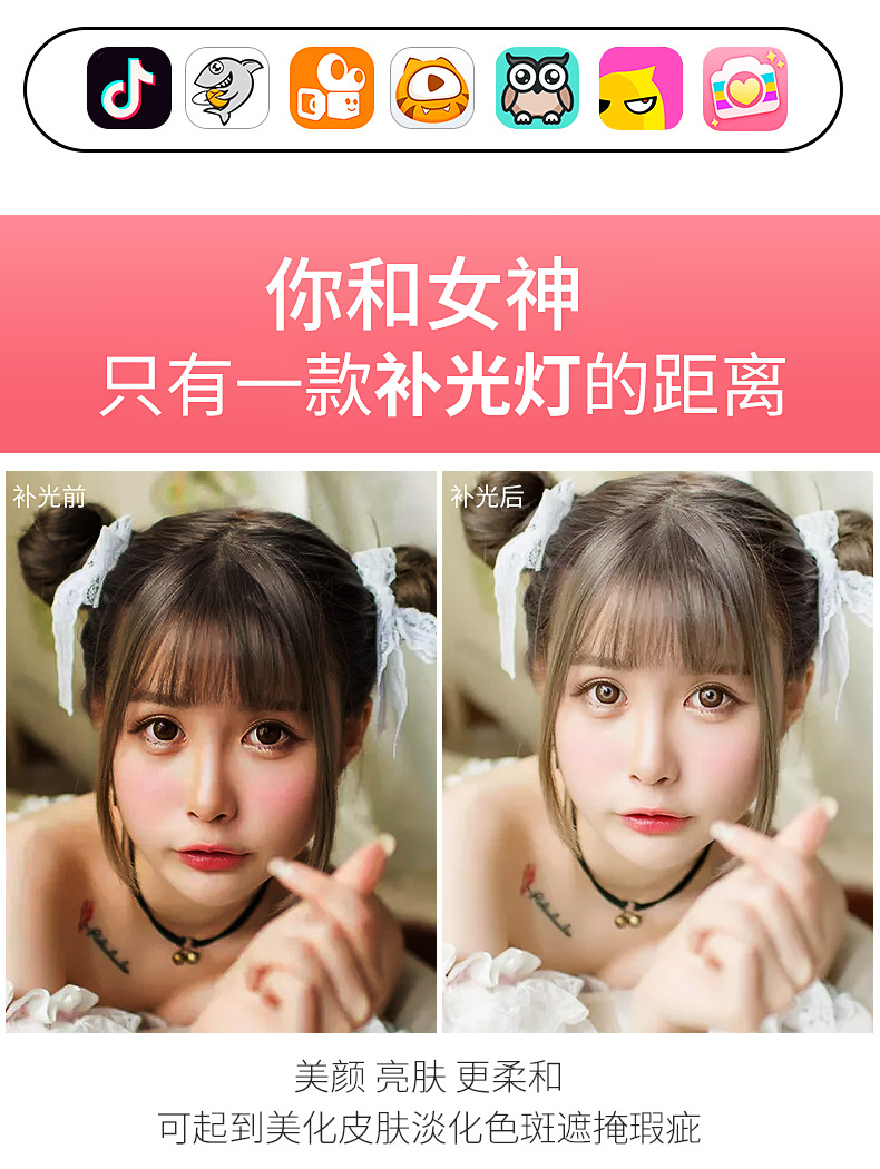 神牛环形补光灯LR180