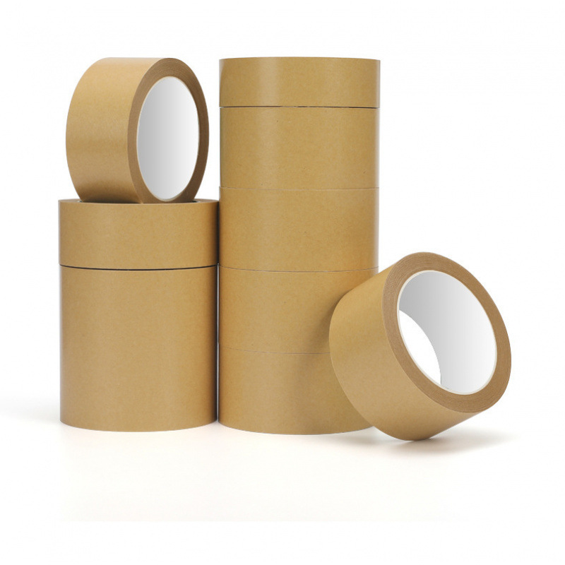 牛皮纸强粘力胶带 宽50mm表面可书写胶带 可降解低噪音牛皮