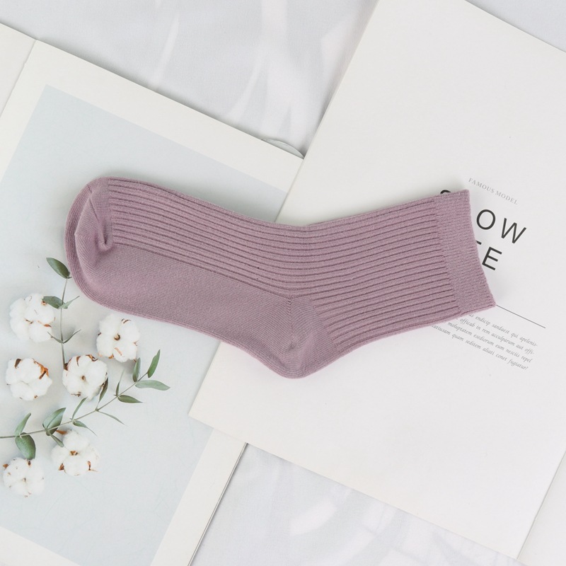 双针高腰厚棉女袜 (9)