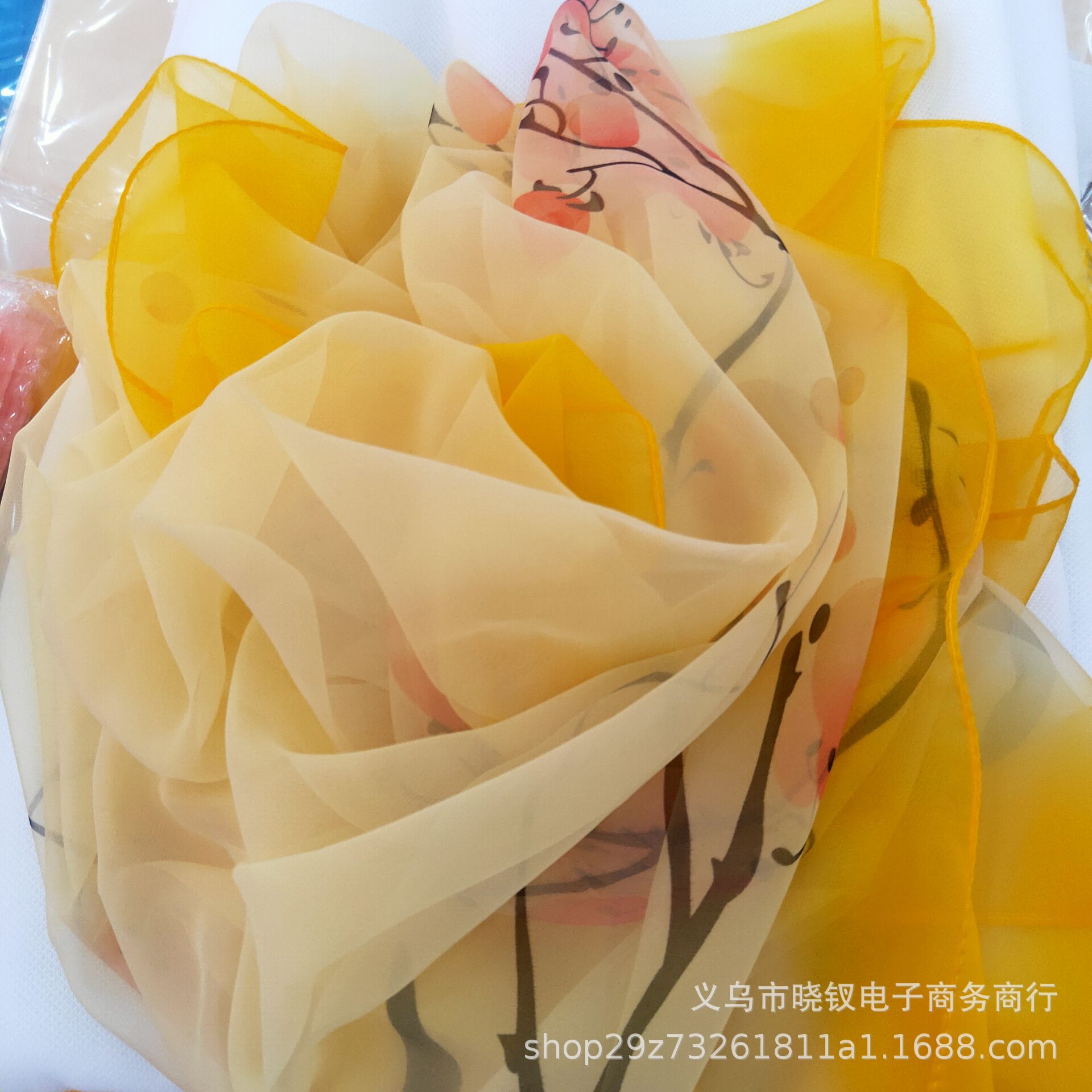 夏季防晒优柔沙丝巾