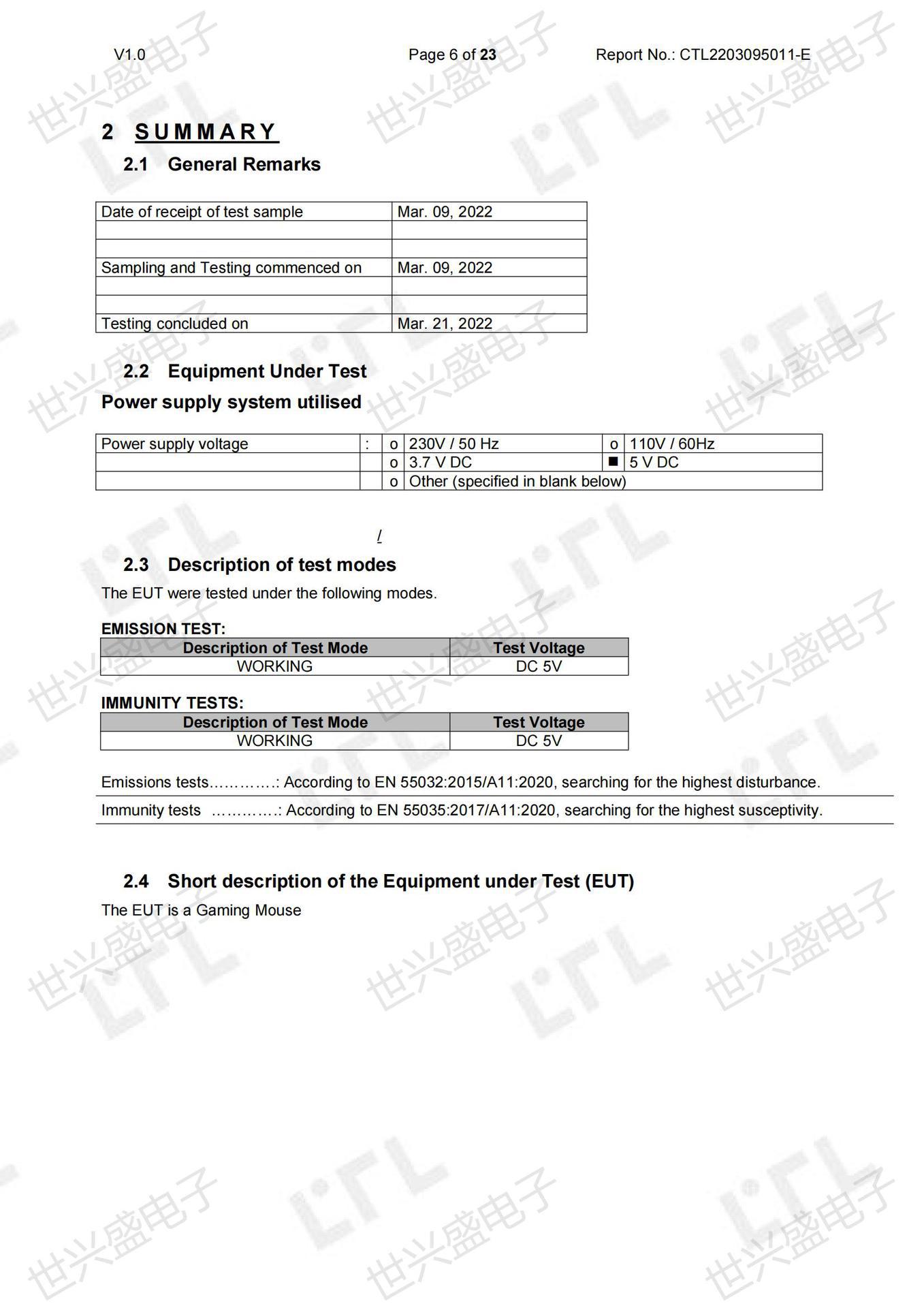 CTL2203095011-E  Tes
