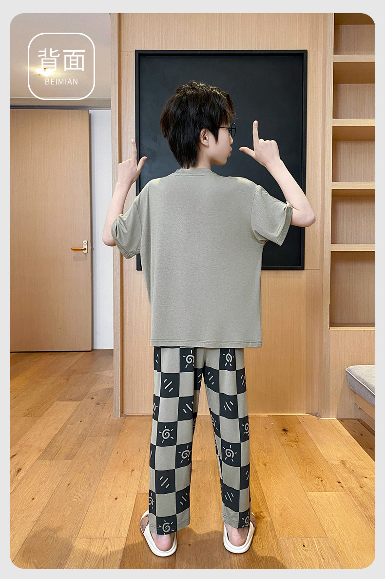 复制_男童睡衣儿童夏款莫代尔薄款短袖三件套皮卡.jpeg