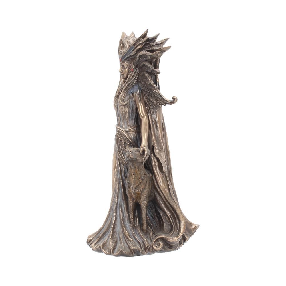 Hekate希腊魔法女神雕像与狗树脂工艺品