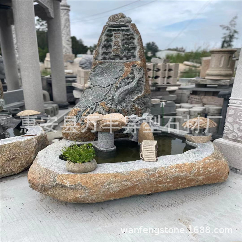 流水池，喷水池