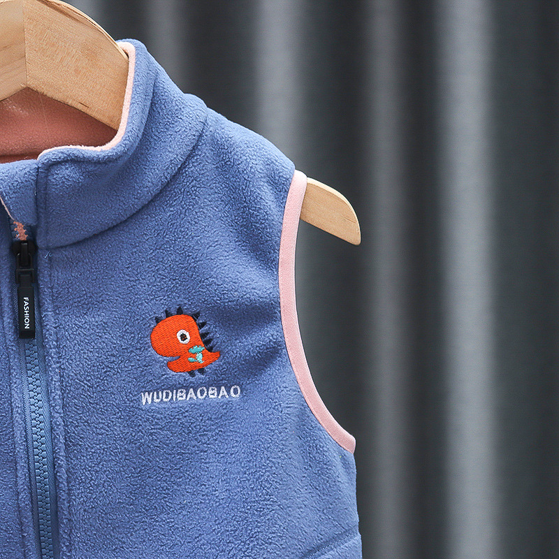 DD43-马甲摇粒绒-恐龙