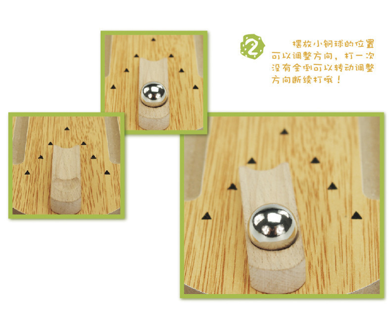智贝详情图_5迷你保龄球儿童益智木制玩具休闲减压创意滚珠子亲