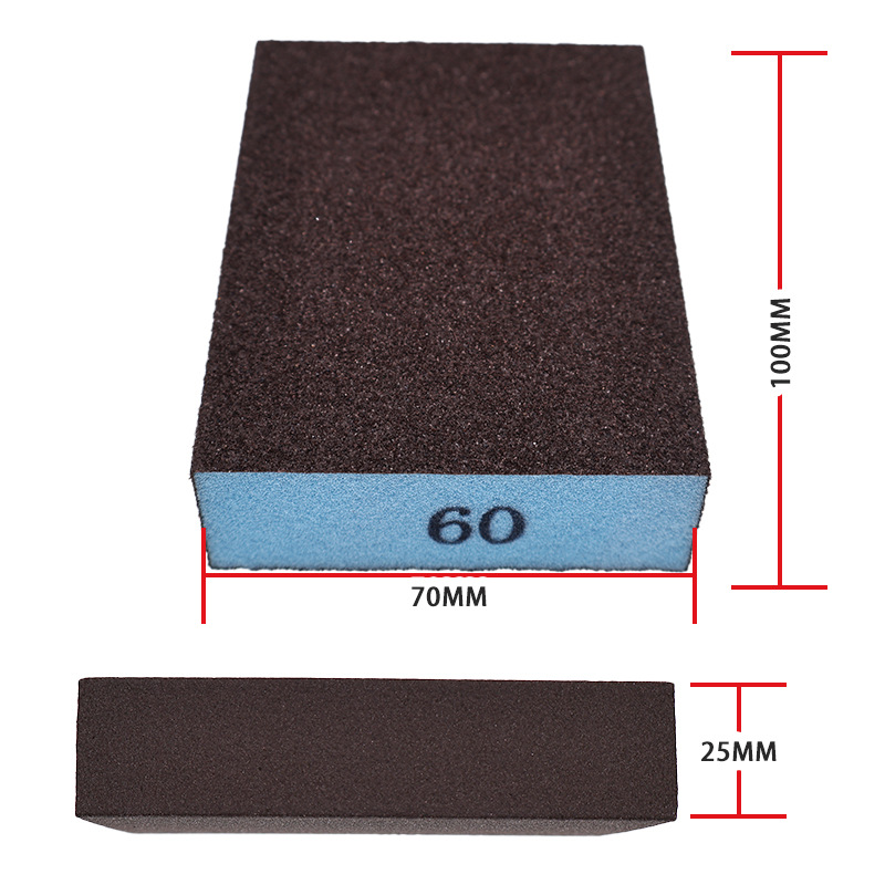 海绵磨块70X100MM 蓝色海绵2