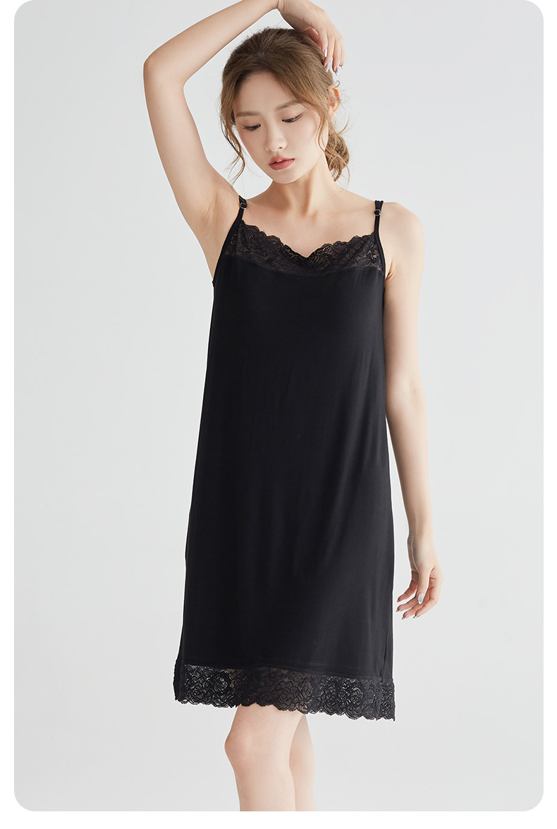 蕾丝吊带裙_19