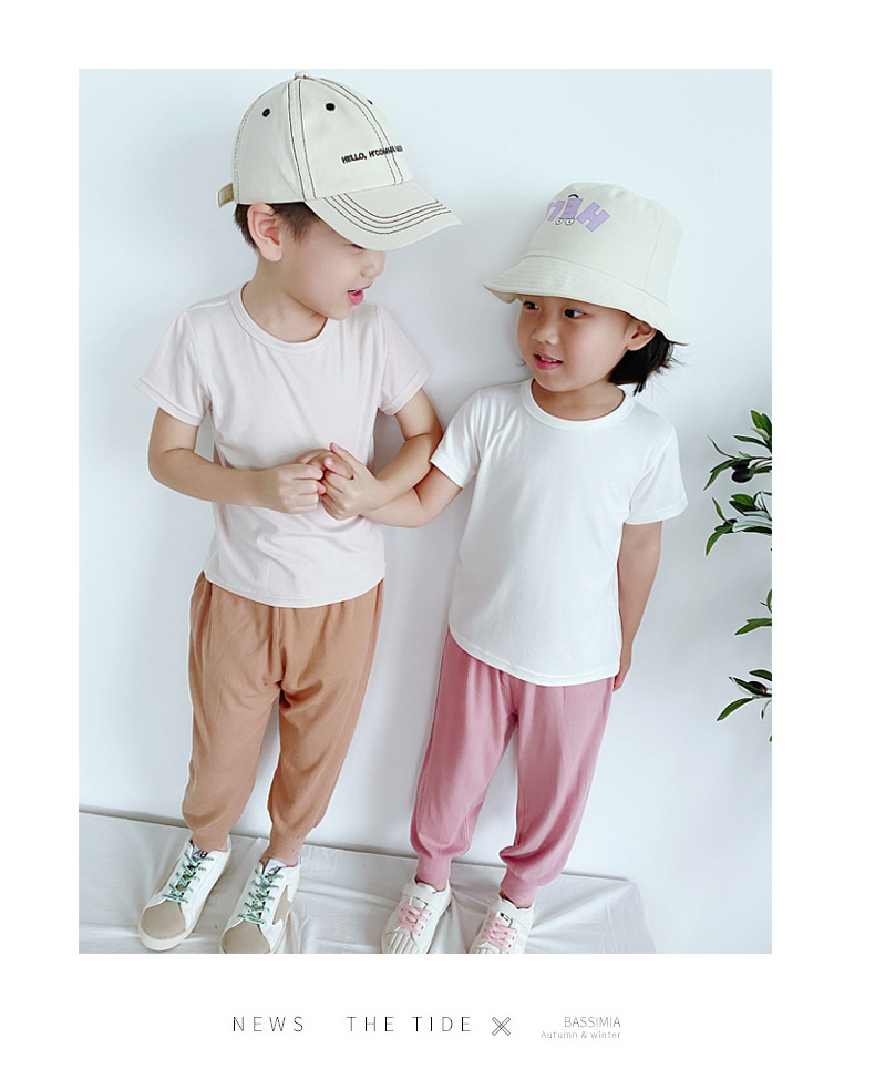 宝宝短袖纯色T恤_11