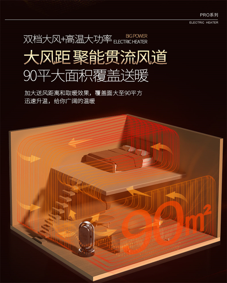 摇头暖风机