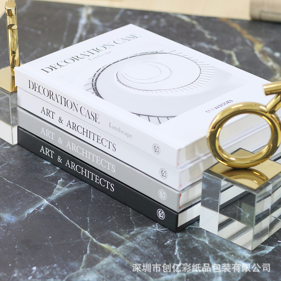 黑白灰系列装饰书摆件书陈列书用