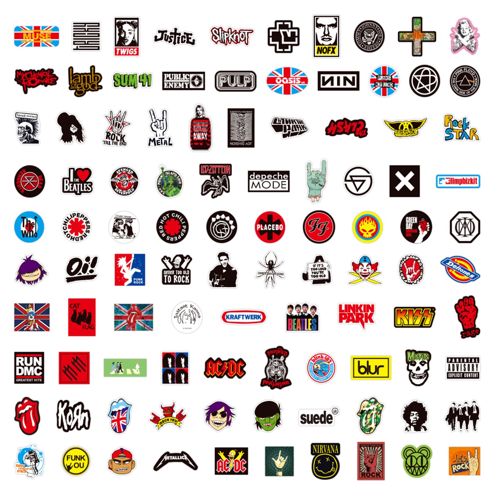 E-023 -摇滚音乐100张 联系表