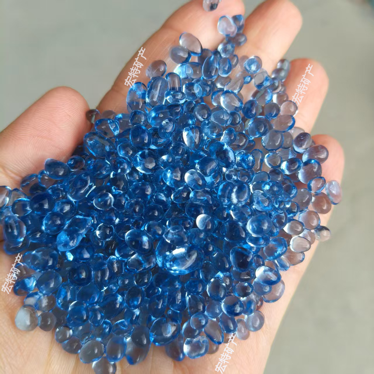 玻璃珠浅蓝3-6 副本