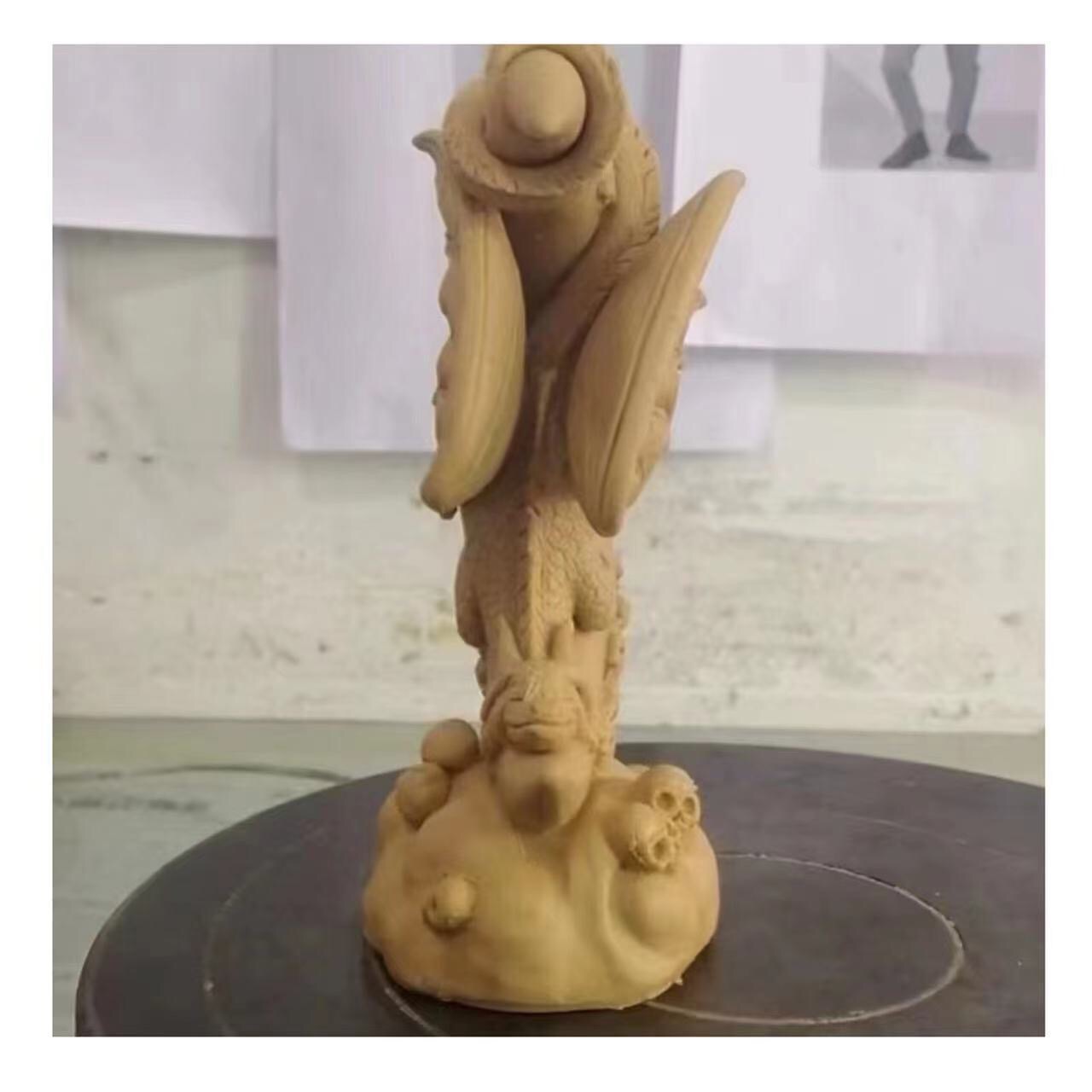 飞龙树脂摆件哥特骷髅摆件树脂月亮摆件