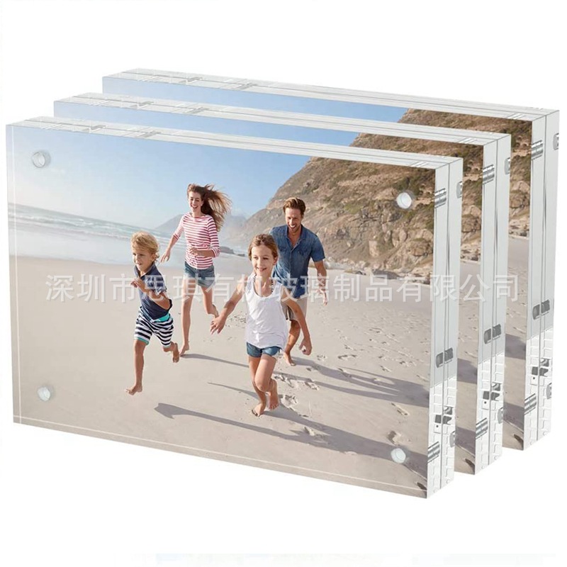 源头实力工厂现货供应平台热销亚克力强磁相框