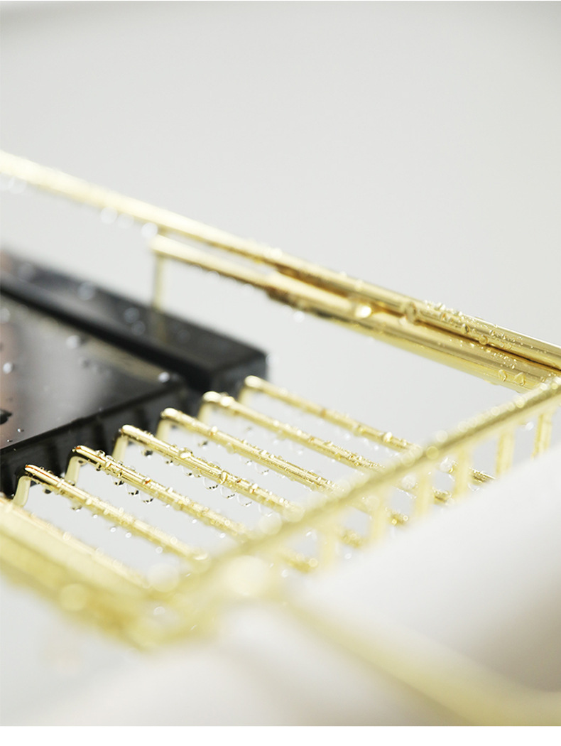 北欧卫生间浴缸置物架伸缩多功能浴缸架浴室沐浴手机架金色收纳架undefined