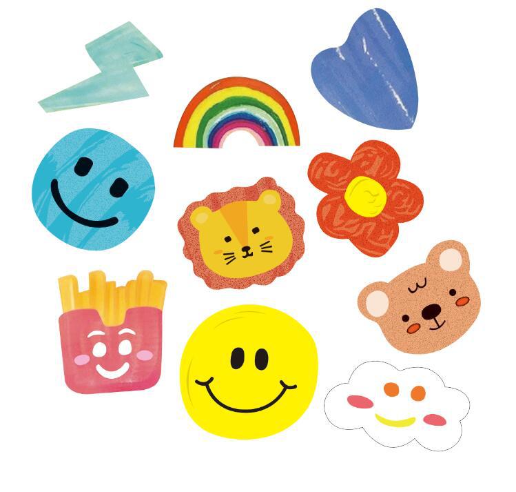 趣味蜡笔笑脸 (2)