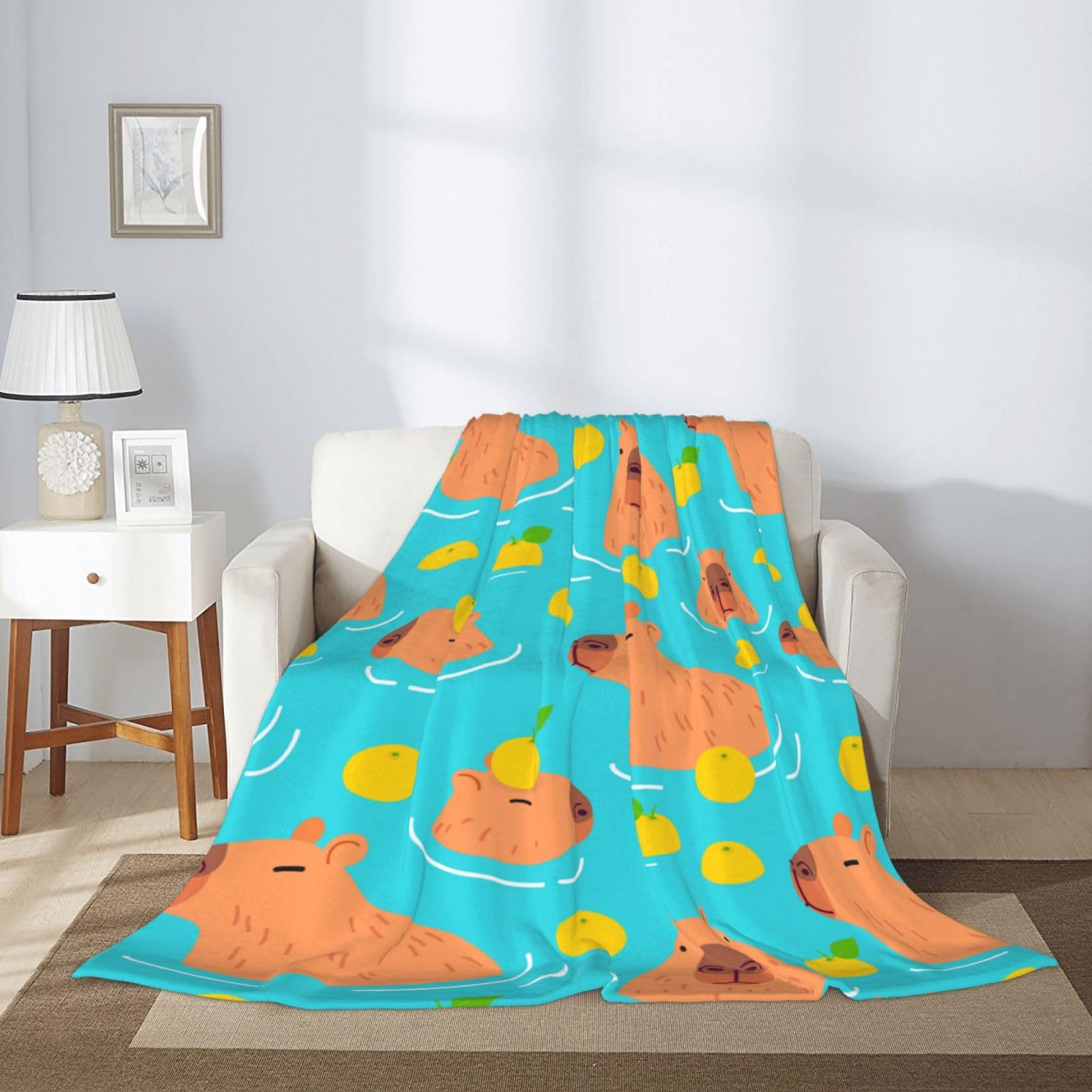 Cute Capybara Animal Pattern A