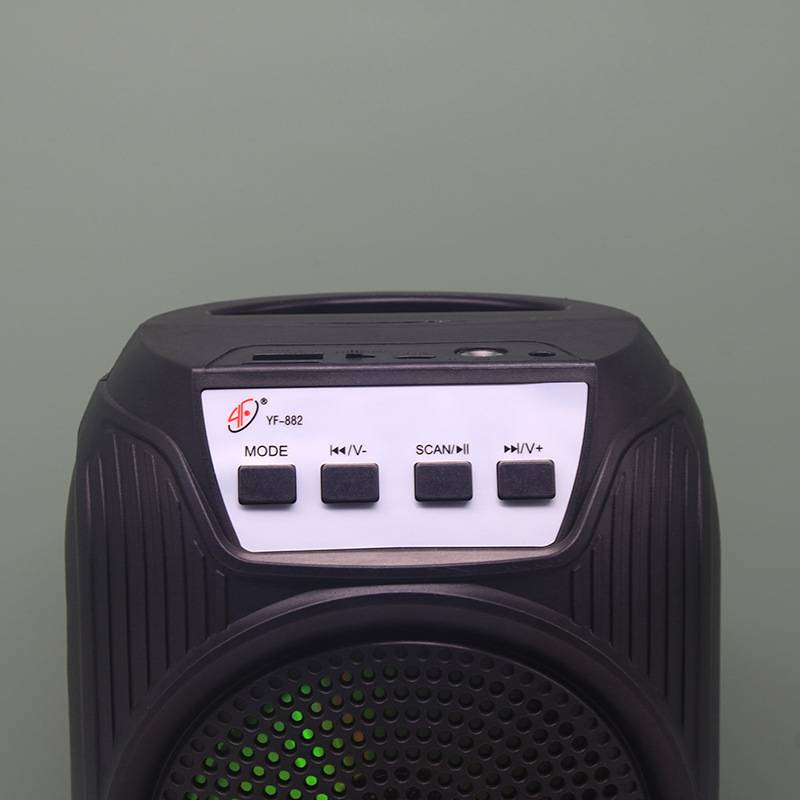 无线蓝牙音箱话筒K歌家用户外插卡音箱广场舞音响低音炮音箱定 制