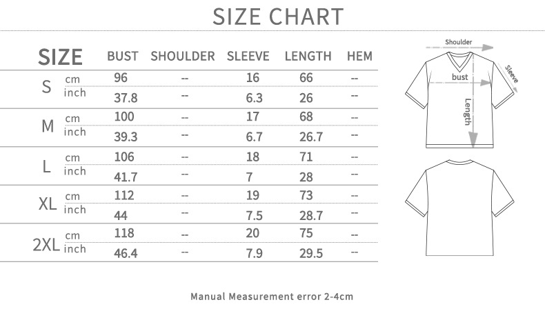 英文尺寸表 拷贝