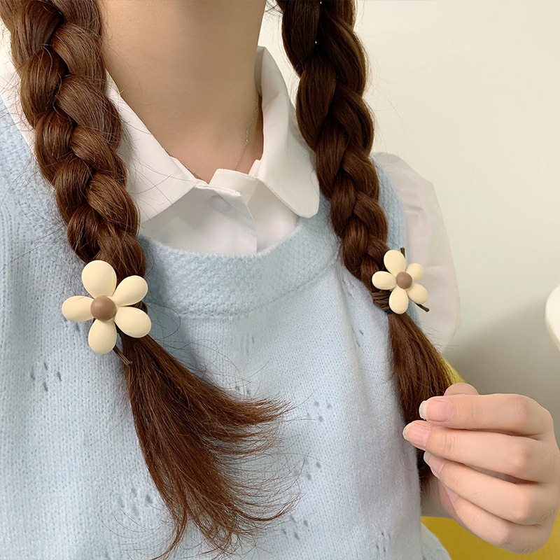 磨砂小花皮筋