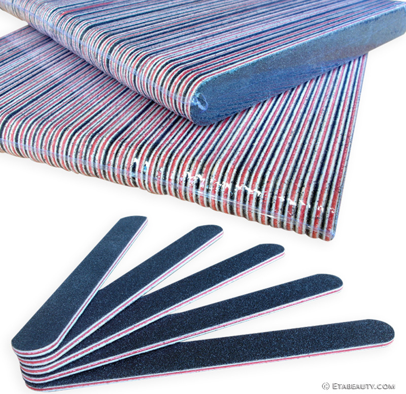 1218甲片搓条美甲抛光板美甲粗砂打磨 四面打磨块